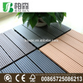 cheap non-slip wpc interlocking outdoor plastic deck tiles